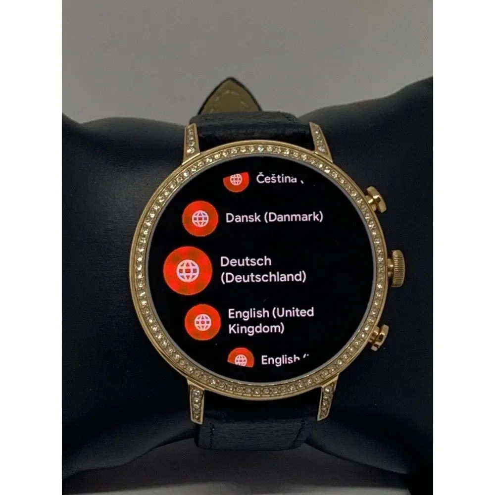 Fossil Gen 4 Authentic Digital Dial Smart Watch Custom Band FTW6011 QT508